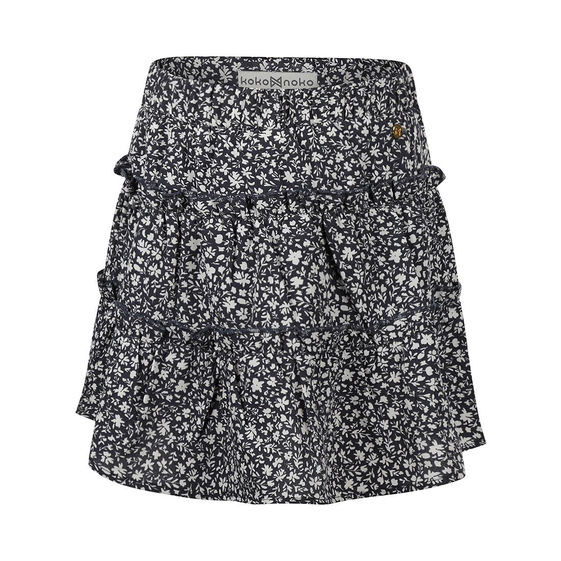 Falda short con estampado floral para niña - Kool KidsKOKO NOKOKool KidsP54965Falda short con estampado floral para niña4 AñosDark blue